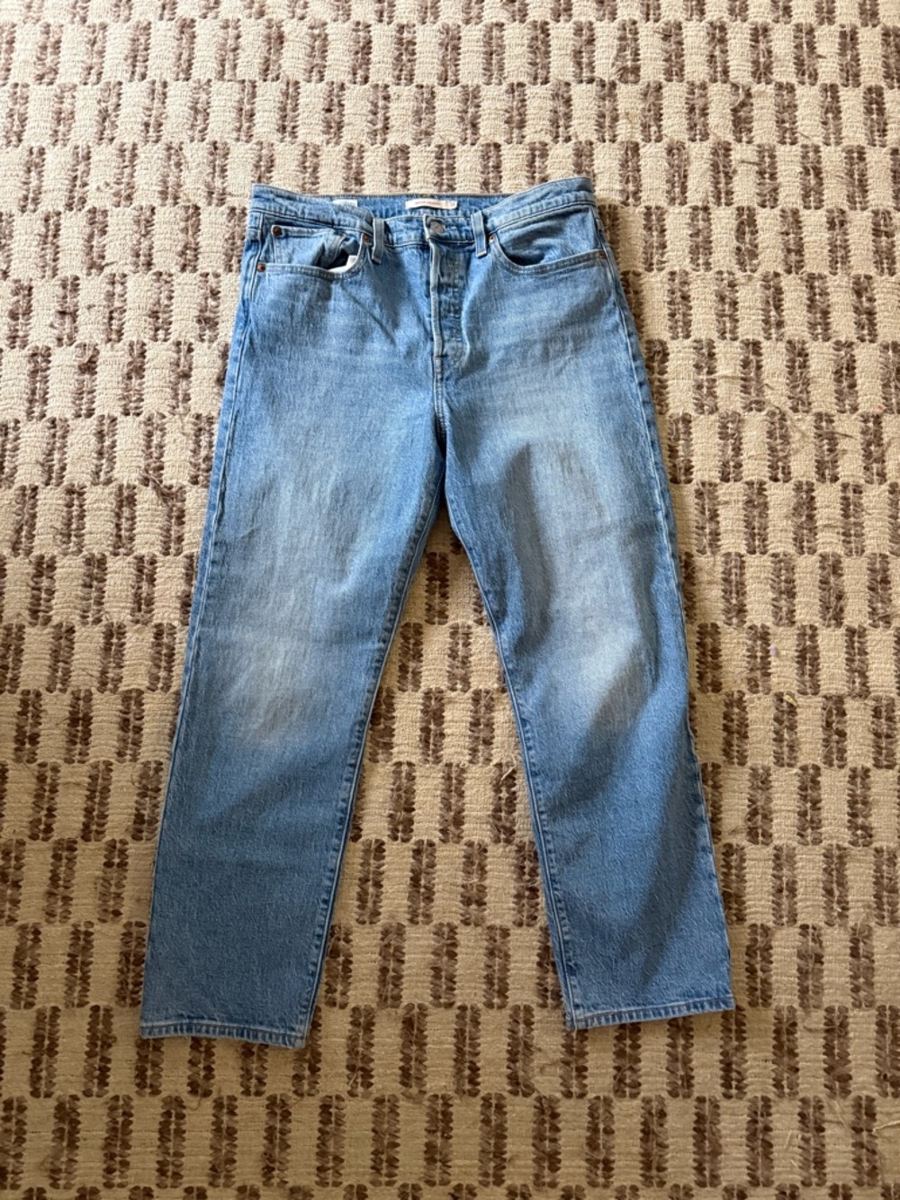 Levi's Light Blue wedgie  straight Jeans